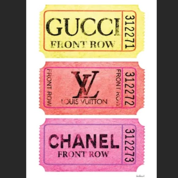 “Tickets, Please!” Luxury Designer Pop Art - 11 x 14 (PAXX025)